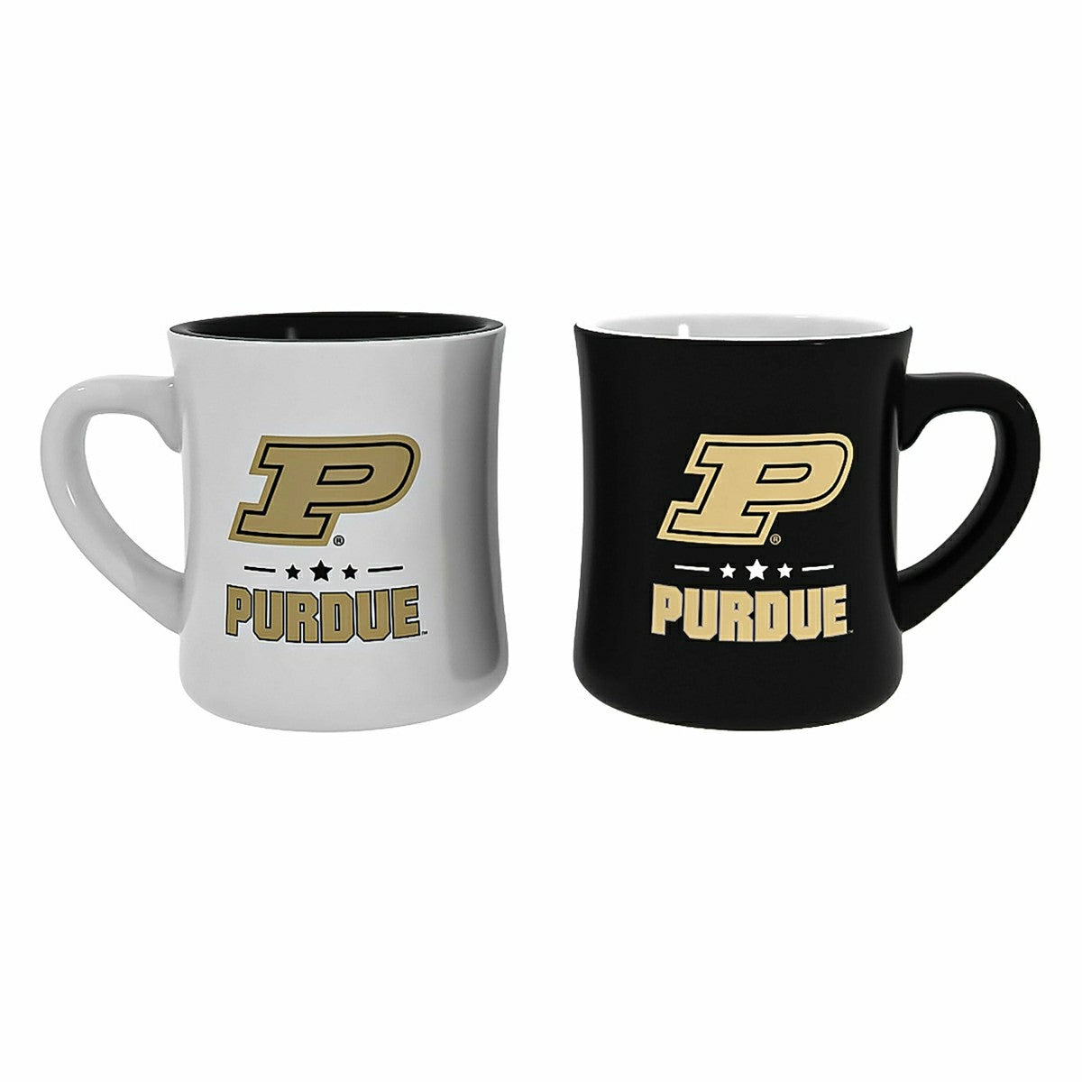 Team Sports America Value - Purdue University 10oz Ceramic Cup Set, 2pc