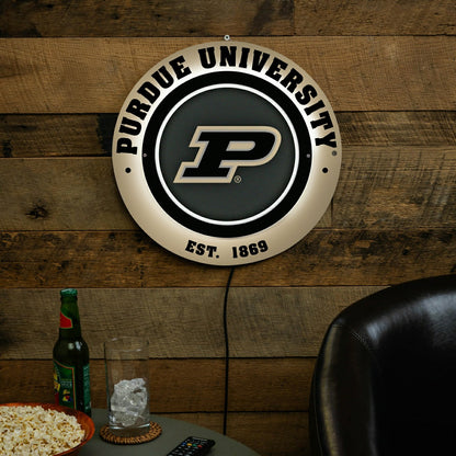 Team Sports America Trending - Purdue University, Metal Lite, Round