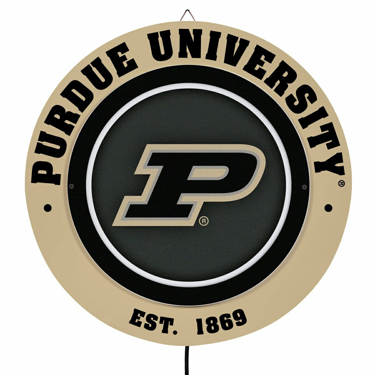 Team Sports America Trending - Purdue University, Metal Lite, Round