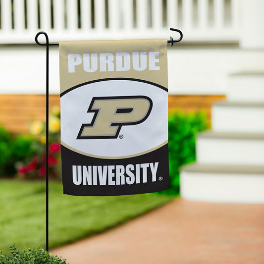 Team Sports America Essential - Purdue University Suede Garden Flag