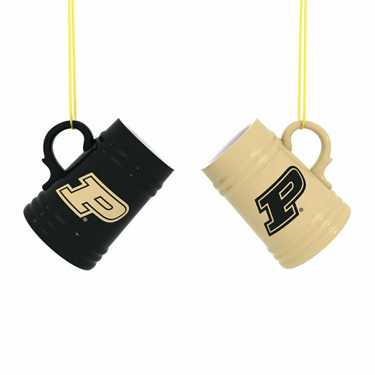 Team Sports America Trending - Purdue University Ceramic Mini Stein, 3oz, set of 2