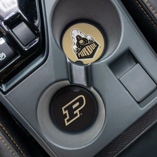 Team Sports America Exclusive - Purdue University Car Coaster Set, 2pc