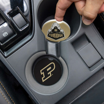 Team Sports America Exclusive - Purdue University Car Coaster Set, 2pc