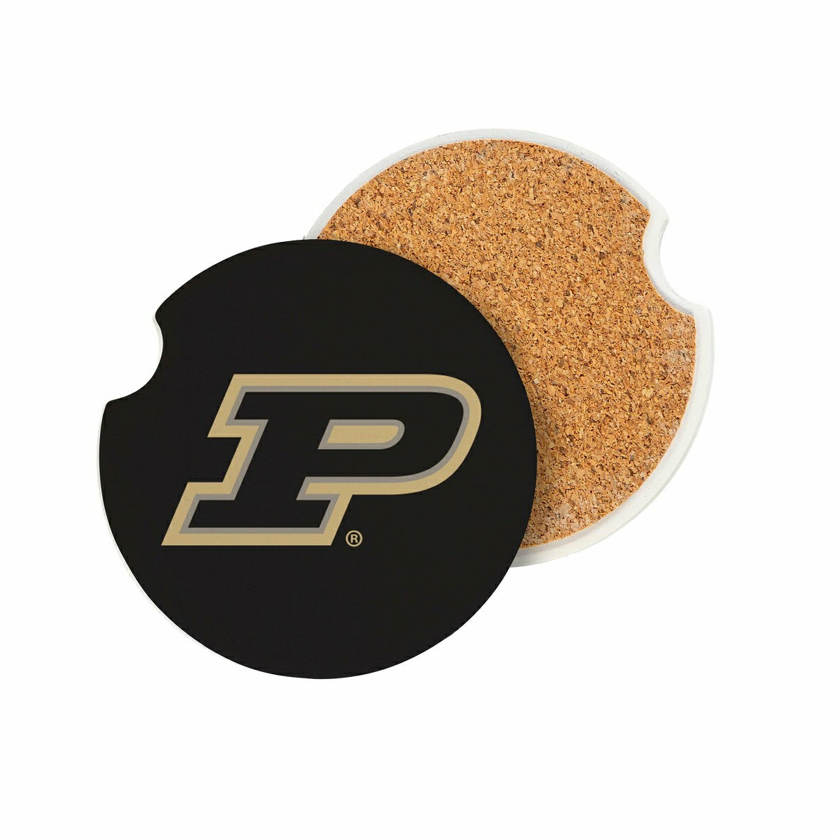 Team Sports America Exclusive - Purdue University Car Coaster Set, 2pc