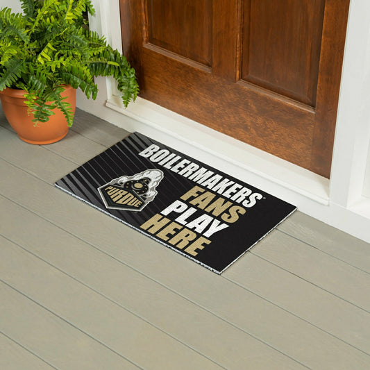 Team Sports America Essential - Purdue University Fan Mat, 28"x16"