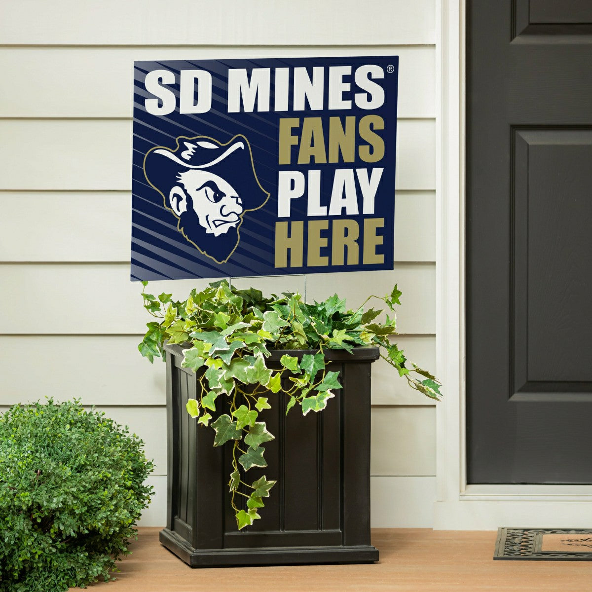 Team Sports America Recommended - South Dakota School of Mines & Technology Coroplast Yard Sign "Fans Pl