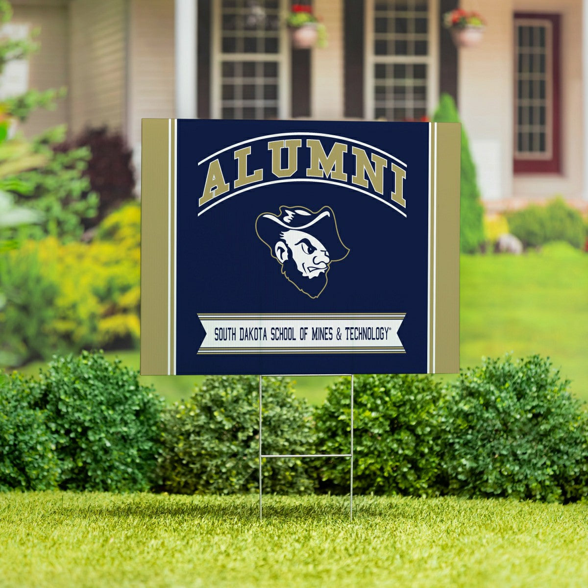 Team Sports America Exclusive - South Dakota School of Mines & Technology Coroplast Yard Sign Alumni
