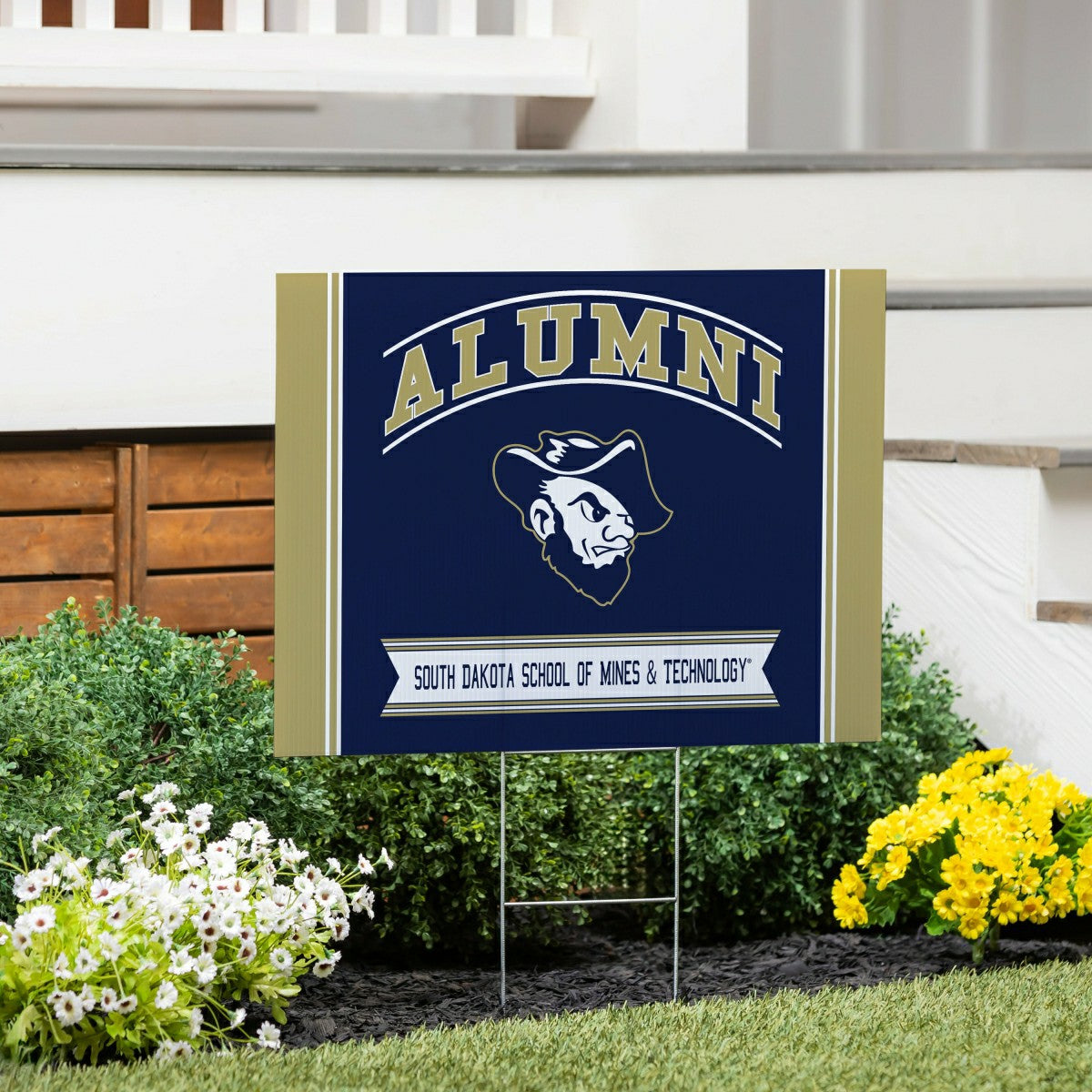 Team Sports America Exclusive - South Dakota School of Mines & Technology Coroplast Yard Sign Alumni
