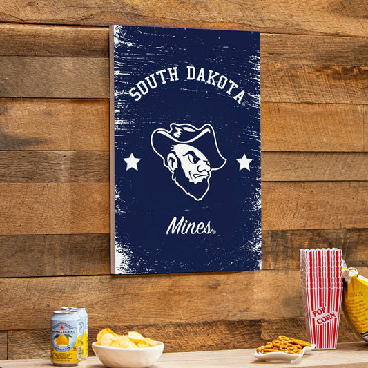 Team Sports America Classic - South Dakota School of Mining and Technology Wood Wall Sign, 16x24