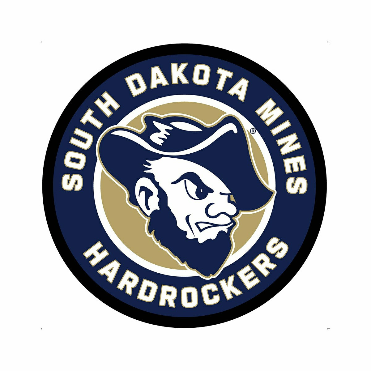 Team Sports America Recommended - South Dakota School of Mining and Technology College Large Round Edgel