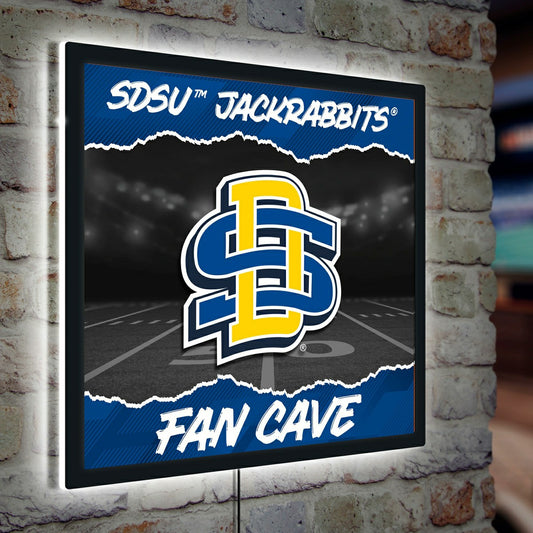Team Sports America Classic - South Dakota State University 23"H x 23"L LED Wall Decor, Edgelite, Sq