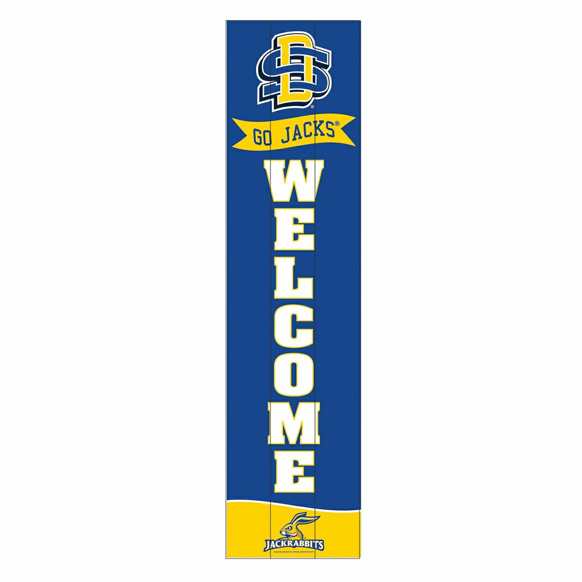 Team Sports America Essential - South Dakota State University Large Single Sided Leaner, 46"