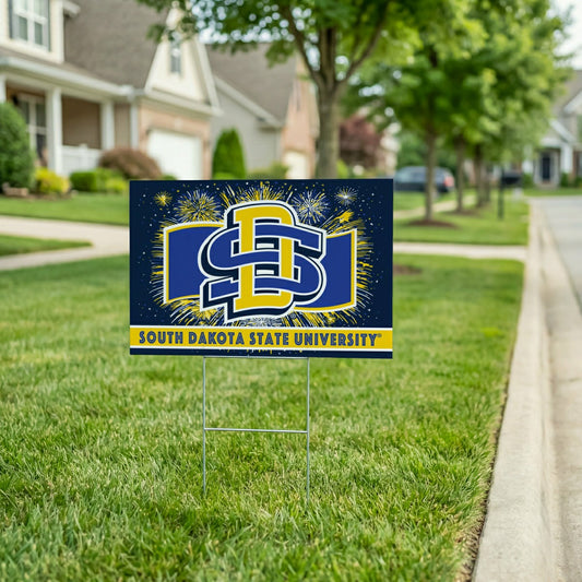 Team Sports America Everyday - South Dakota State University Yard Sign, Patriotic