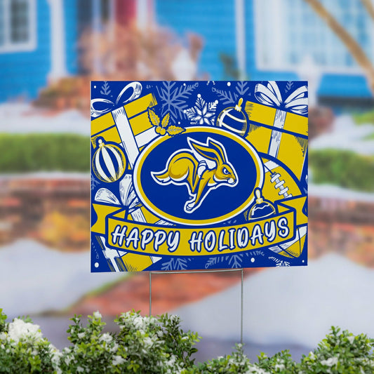 Team Sports America Value - South Dakota State University Coroplast Yard Sign, Holiday