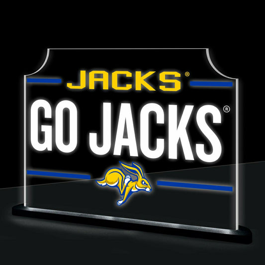 Team Sports America Exclusive - South Dakota State University College Rectangle Desklite LED Decor