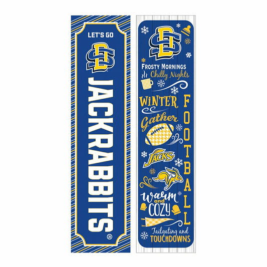 Team Sports America Essential - 46" Double Sided Leaner, South Dakota State University, Winter Seasona