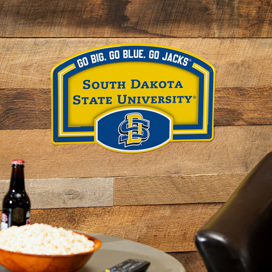 Team Sports America Trending - South Dakota State University USA Embossed Steel Wall Sign, 11" x 17"