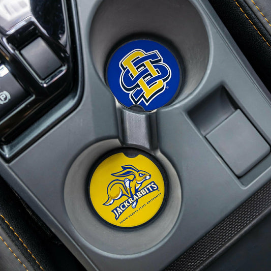 Team Sports America Exclusive - South Dakota State University Car Coaster Set, 2pc