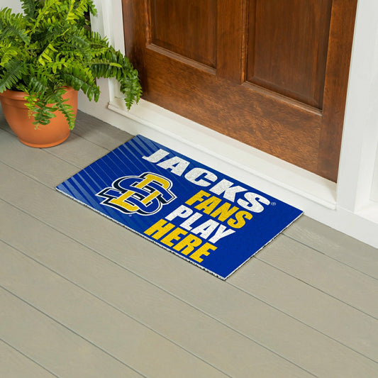 Team Sports America Classic - South Dakota State University Fan Mat, 28"x16"