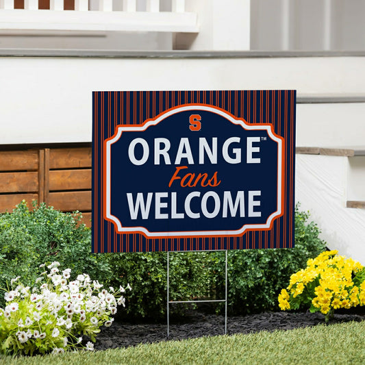 Team Sports America Trending - Syracuse University Coroplast Yard Sign, "Fans Welcome"
