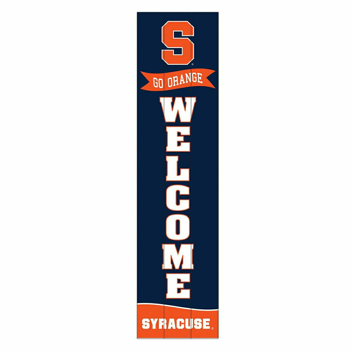 Team Sports America Signature - Syracuse University Large Single Sided Leaner, 46"