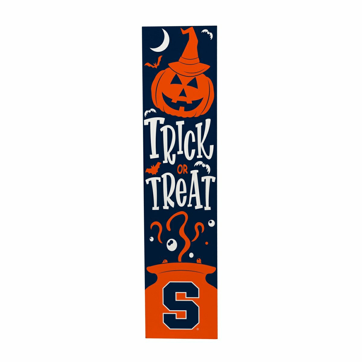 Team Sports America Recommended - Syracuse University 47" Double Sided Leaner, Halloween