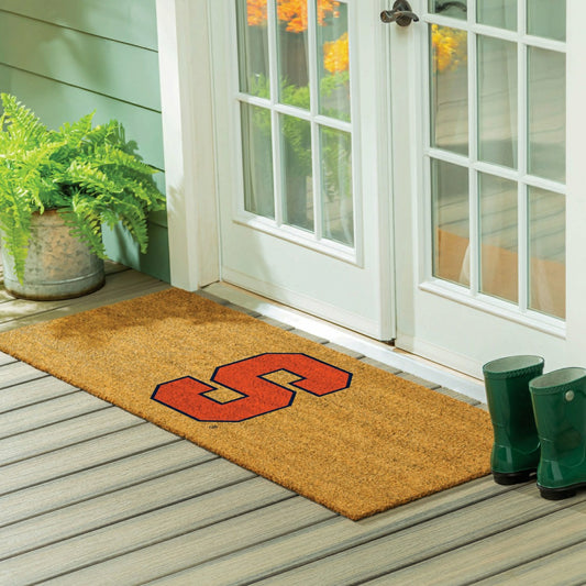Team Sports America Classic - Syracuse University Extra Large Full Color Coir Mat, 60"x24"