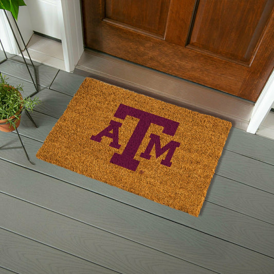 Team Sports America Best Seller - Coir Mat, 16"x28", Texas A&M