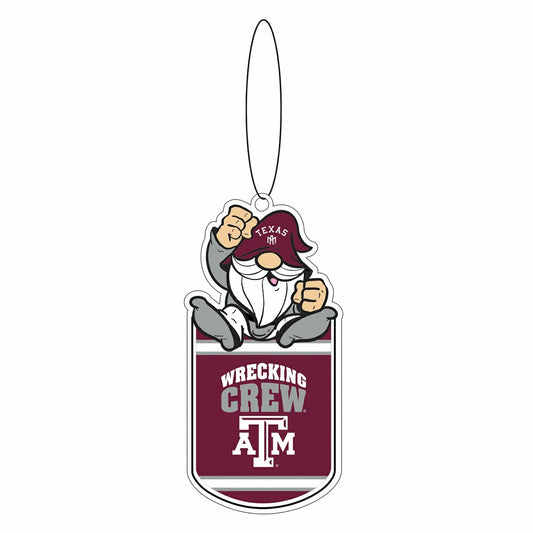 Team Sports America Exclusive - Texas A&M Gift Tag Ornament, Gnome Fan