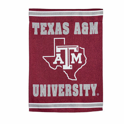 Team Sports America Essential - Embossed Suede Flag, House Size, Texas A&M