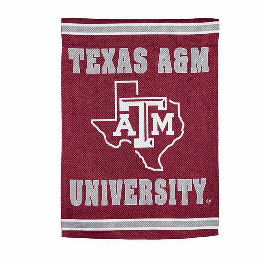 Team Sports America Essential - Embossed Suede Flag, House Size, Texas A&M