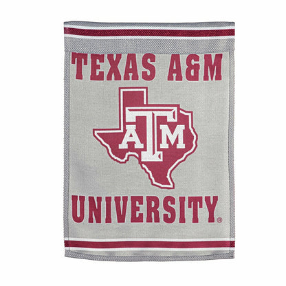 Team Sports America Essential - Embossed Suede Flag, House Size, Texas A&M
