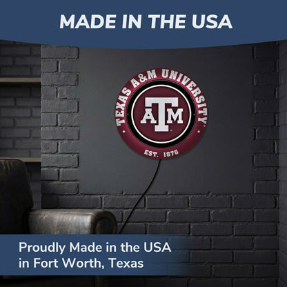 Team Sports America Value - Texas A&M, Metal Lite, Round