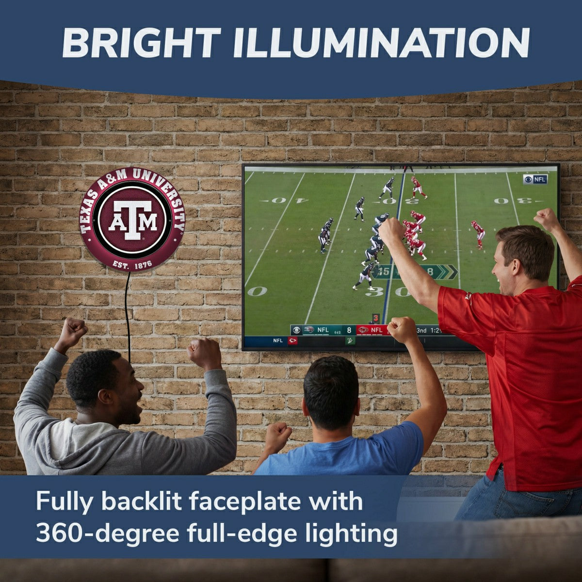 Team Sports America Value - Texas A&M, Metal Lite, Round