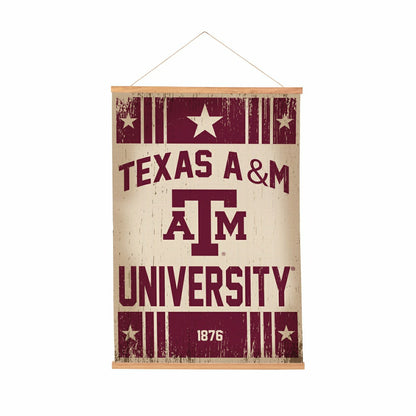 Team Sports America Recommended - Texas A&M, Canvas Wall Tapestry, Medium, 36x24