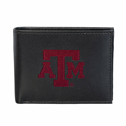 Team Sports America Value - Texas A&M Black Bi-Fold Embroidered Wallet