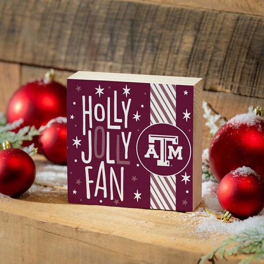 Team Sports America Trending - Texas A&M Block, Holiday, 6x6