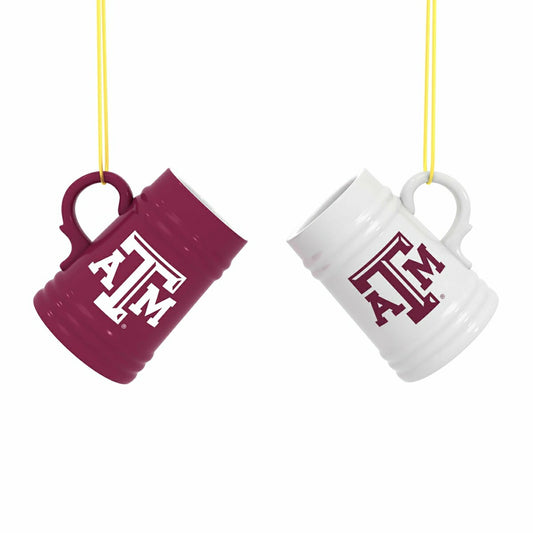 Team Sports America Recommended - Texas A&M Ceramic Mini Stein, 3oz, set of 2