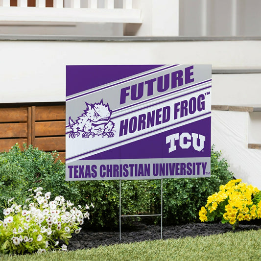 Team Sports America Signature - Texas Christian University Coroplast Yard Sign, Future Student