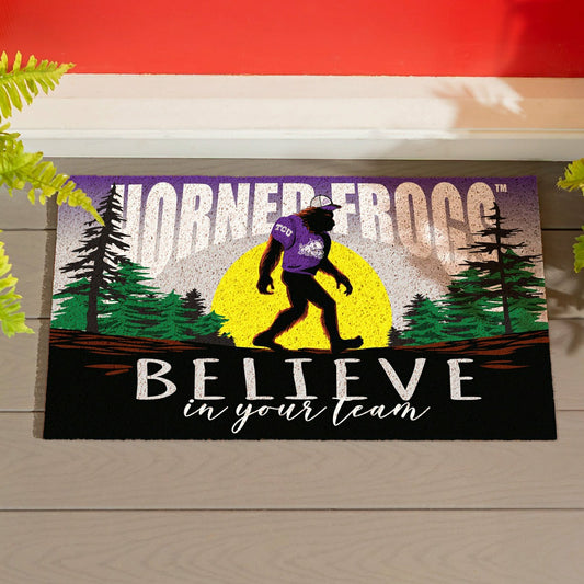 Team Sports America Value - Texas Christian University Bigfoot PVC Mat, 28"x16"
