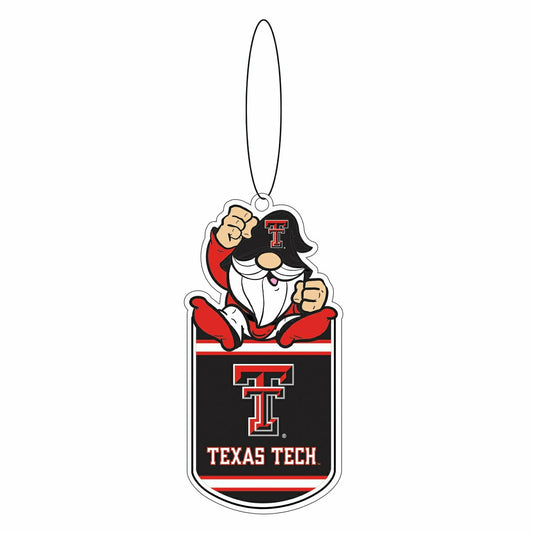 Team Sports America Exclusive - Texas Tech University Gift Tag Ornament, Gnome Fan