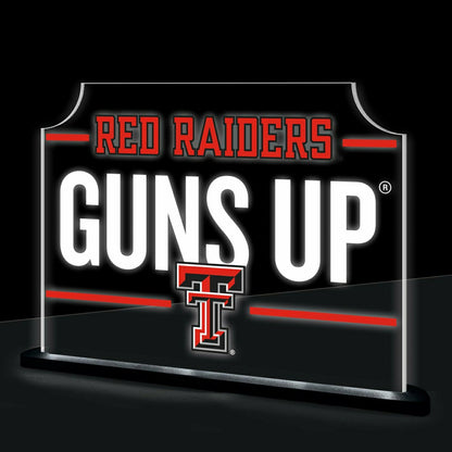 Team Sports America Trending - Texas Tech University College Rectangle Desklite LED Decor