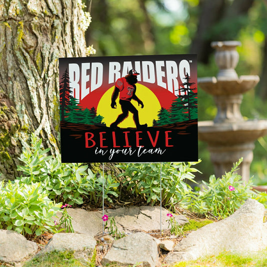 Team Sports America Exclusive - Texas Tech University Yard Sign, Bigfoot