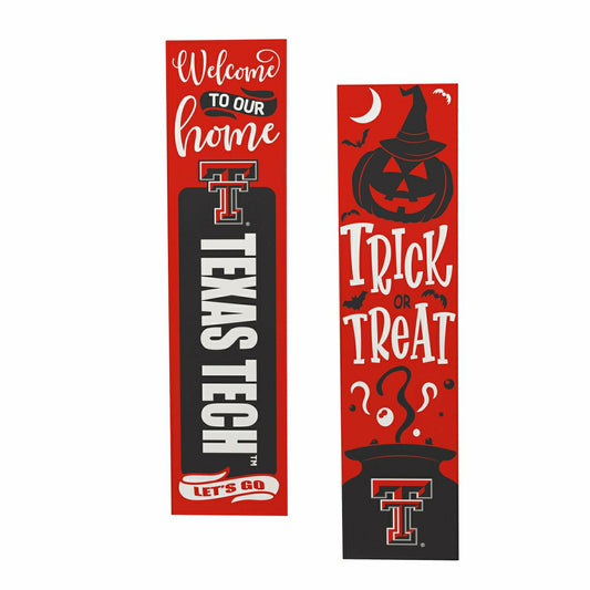 Team Sports America Value - 47" Double Sided Leaner, Texas Tech University, Halloween