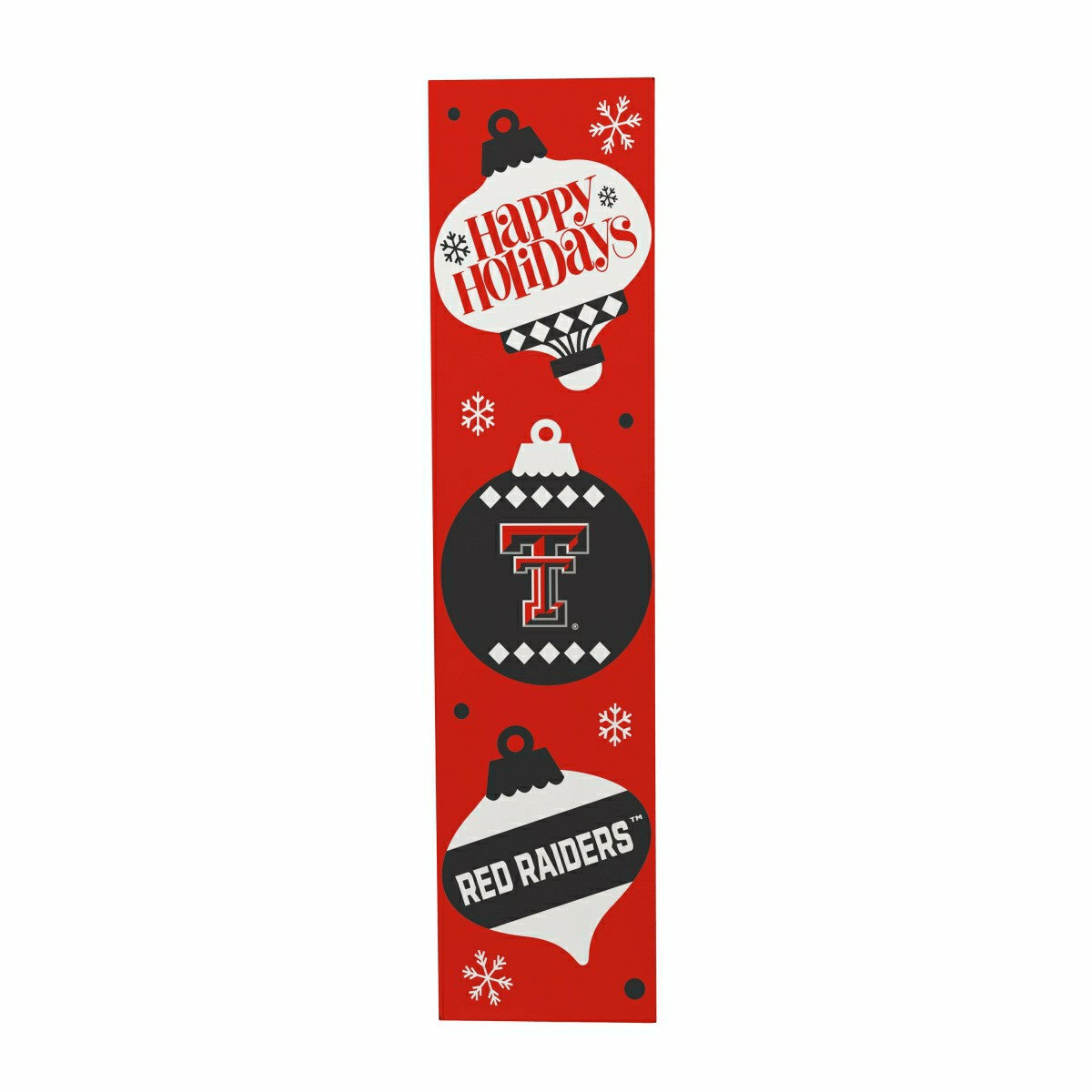Team Sports America Best Seller - 47" Double Sided Leaner, Texas Tech University, Christmas