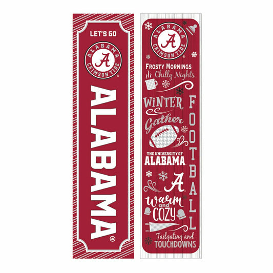 Team Sports America Value - 46" Double Sided Leaner, University of Alabama, Winter Seasonal