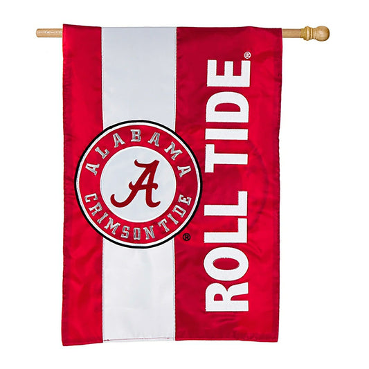 Team Sports America Best Seller - Double-Sided Embellished NCAA College Team Pride Applique House Flag,
