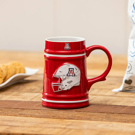 Team Sports America Recommended - University of Arizona Ceramic Stein Cup, 24oz