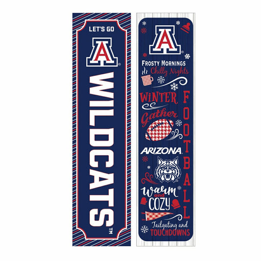 Team Sports America Exclusive - University of Arizona 46" Double Sided Leaner, Winter Seasonal