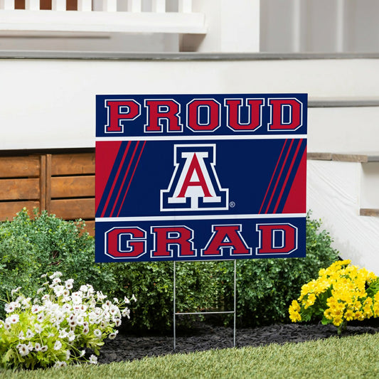 Team Sports America Recommended - University of Arizona Coroplast Yard Sign Graduate